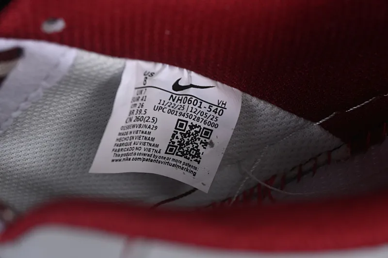 All Categories Nk Air Force 1 Air Force Series Nk Air Force 1 Low Air Force Low Nike Air Force 1'07 Low Valentine's Day Limited Soot Red Marks Air Force One Low Casual Shoes NH0601-540